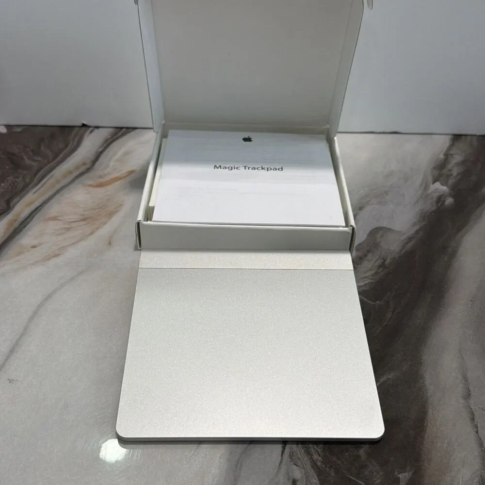 Genuine Apple Magic Trackpad 1st Gen Model A1339 Silver w/ Original Box & Manual